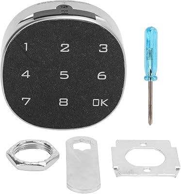 数字橱柜锁,触摸屏电子密码锁智能密码柜键盘锁,适用于橱柜抽屉(20